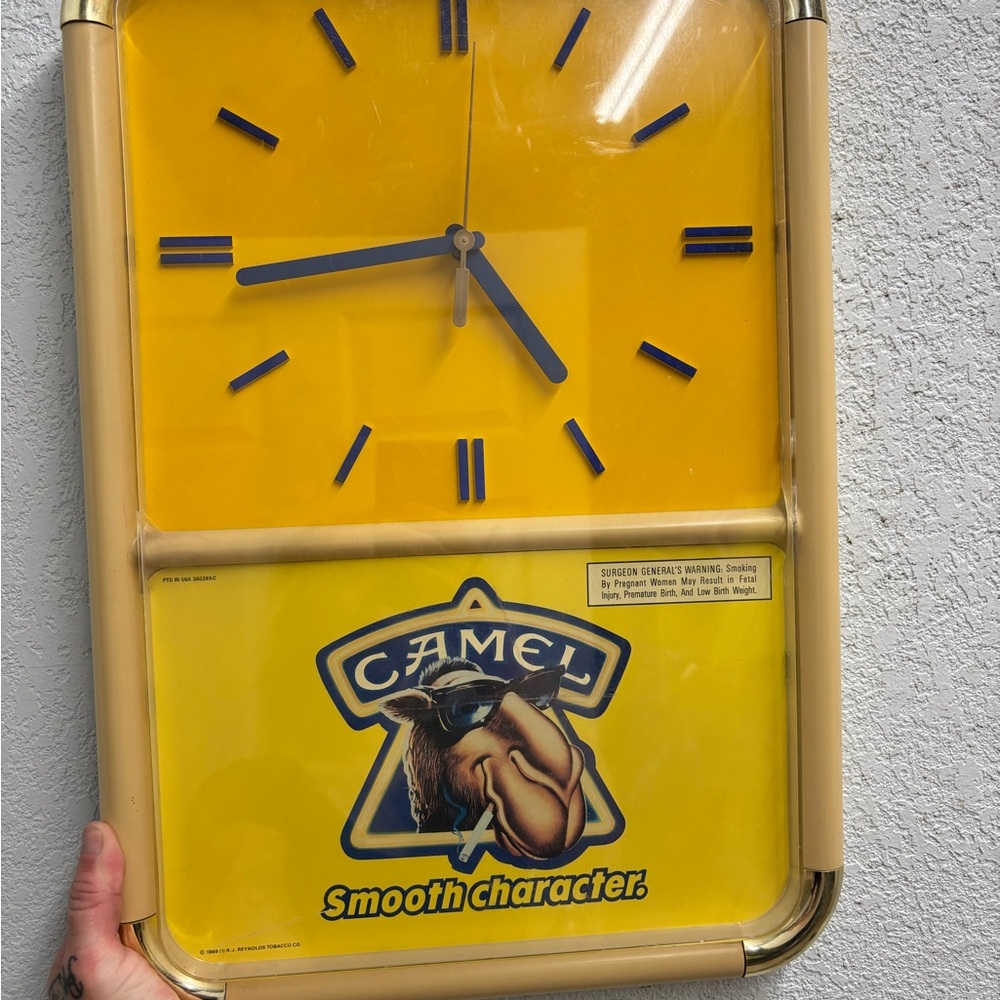 Yellow Wall Clock